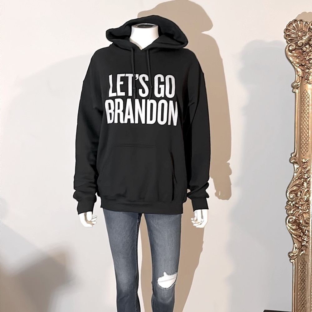 NWT Let's Go Brandon Hoodie Sweatshirt